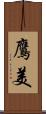 鷹美 Scroll