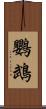鸚鵡 Scroll