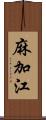 麻加江 Scroll