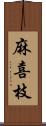 麻喜枝 Scroll