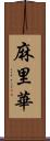 麻里華 Scroll