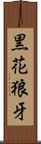 黒花狼牙 Scroll