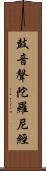 鼓音聲陀羅尼經 Scroll