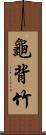 龜背竹 Scroll