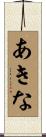 あきな Scroll