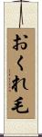 おくれ毛 Scroll