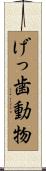 げっ歯動物 Scroll