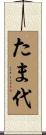 たま代 Scroll