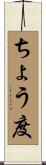 ちょう度 Scroll