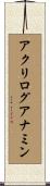 アクリログアナミン Scroll