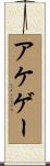 アケゲー Scroll