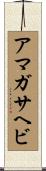 アマガサヘビ Scroll