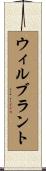 ウィルブラント Scroll