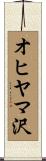 オヒヤマ沢 Scroll