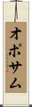 オポサム Scroll