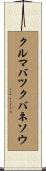 クルマバツクバネソウ Scroll