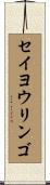 セイヨウリンゴ Scroll