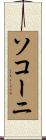 ソコーニ Scroll