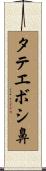 タテエボシ鼻 Scroll