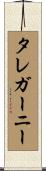 タレガーニー Scroll