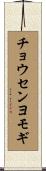 チョウセンヨモギ Scroll