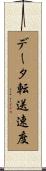 データ転送速度 Scroll