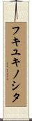 フキユキノシタ Scroll