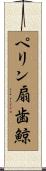 ペリン扇歯鯨 Scroll