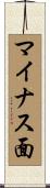 マイナス面 Scroll