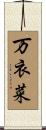 万衣菜 Scroll