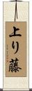 上り藤 Scroll