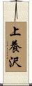 上養沢 Scroll