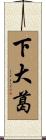 下大葛 Scroll