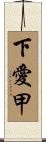 下愛甲 Scroll