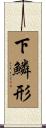 下鱗形 Scroll