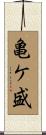 亀ケ盛 Scroll