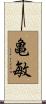 亀敏 Scroll