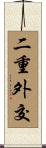 二重外交 Scroll