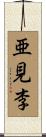 亜見李 Scroll