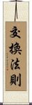 交換法則 Scroll