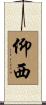仰西 Scroll