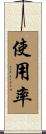 使用率 Scroll