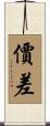 價差 Scroll