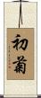 初菊 Scroll