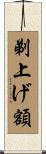 剃上げ額 Scroll