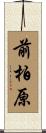 前柏原 Scroll