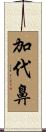 加代鼻 Scroll