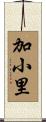 加小里 Scroll