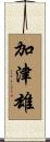 加津雄 Scroll