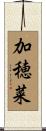 加穂菜 Scroll